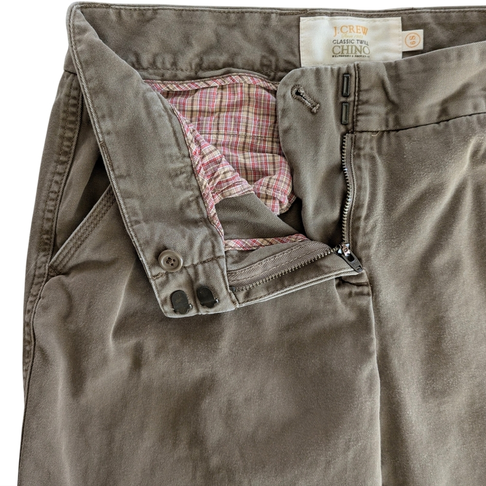 J. Crew Classic Twill Chinos Size 6 Short - Picture 5 of 9